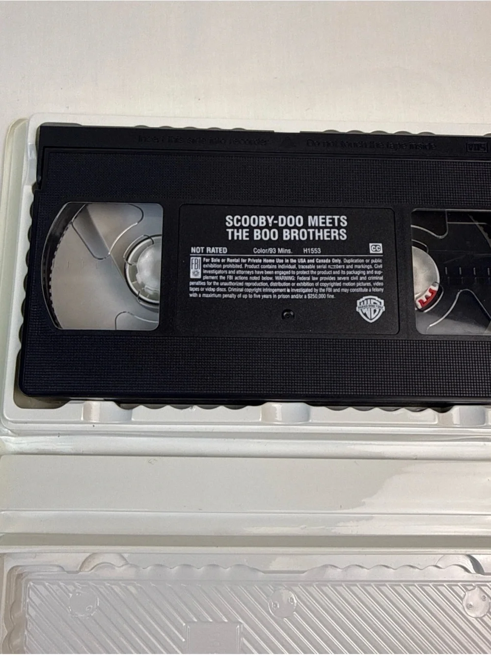 Scooby-Doo! Meets the Boo Brothers VHS Cover Vintage